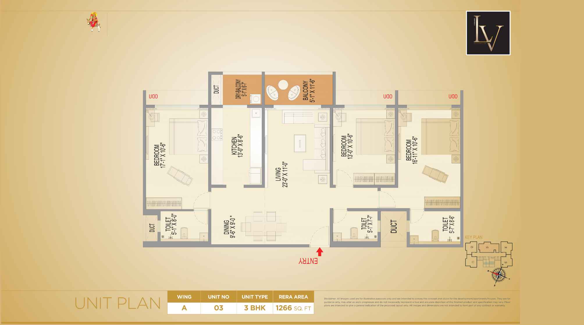 DGS-Sheetal-Elara-Lokhandwala-Vibe-Floor-Plan-3BHK-1266-sqft